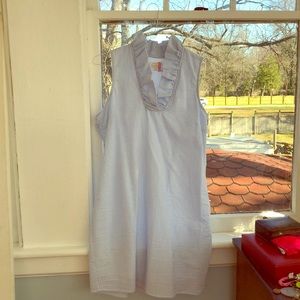 Mudpie seersucker dress- size large.